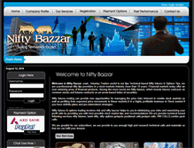 Tablet Screenshot of niftybazzar.com
